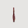 Baguette Bag In Certified Leather Bordeaux