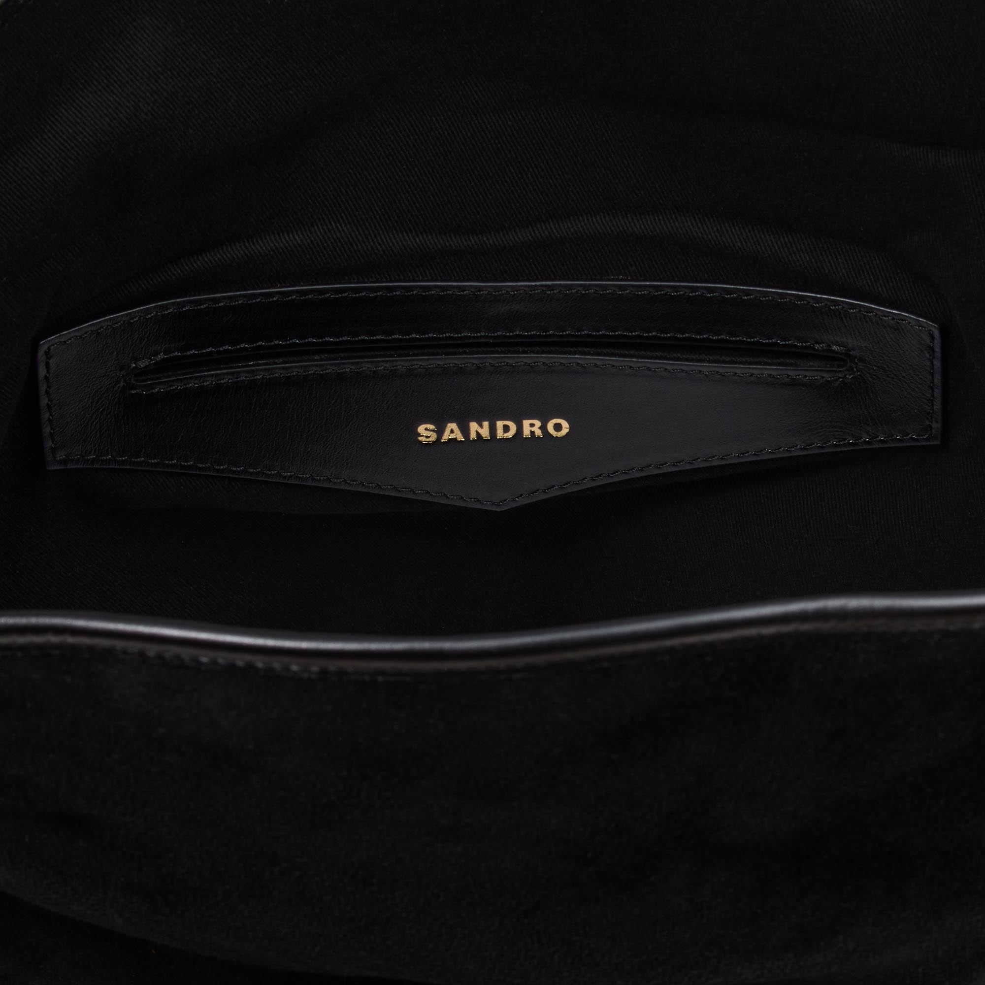 Tangoso Soft Suede Shopping Bag Black