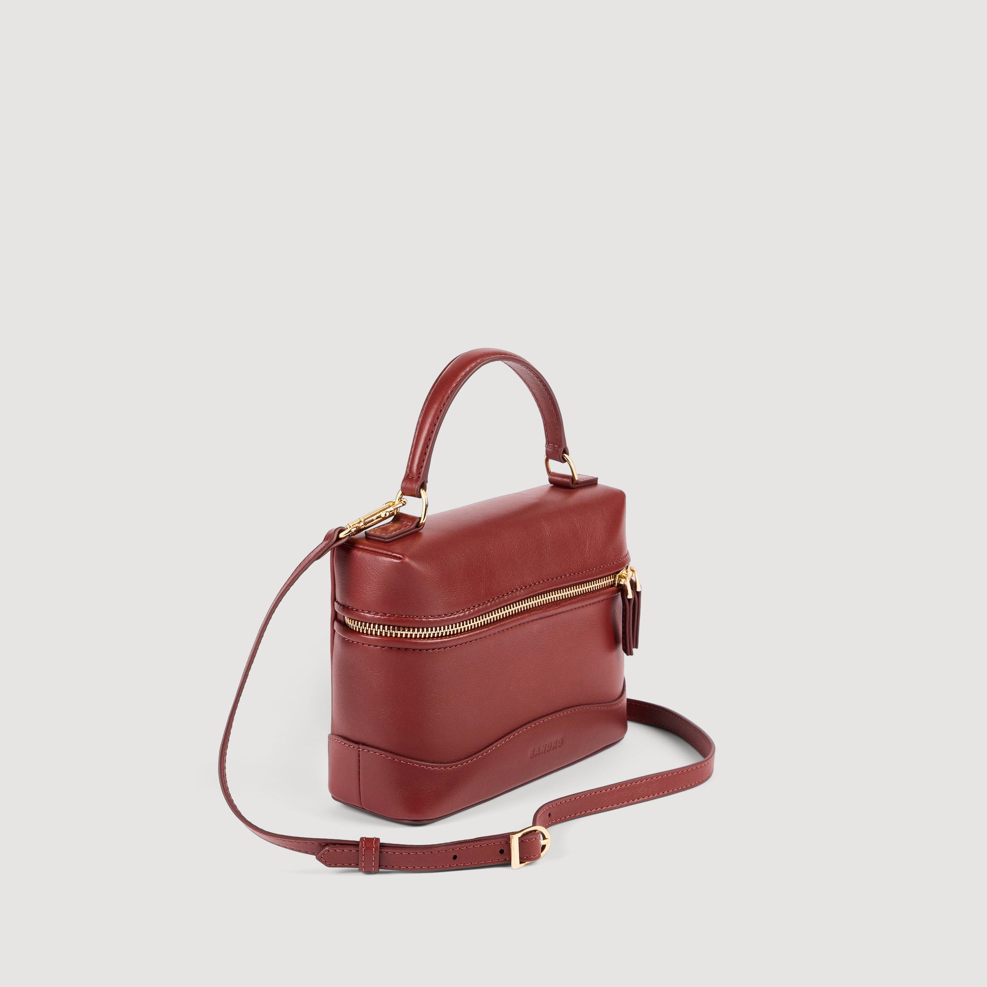 Tangolino Tangolino Plain Leather Bag BROWN