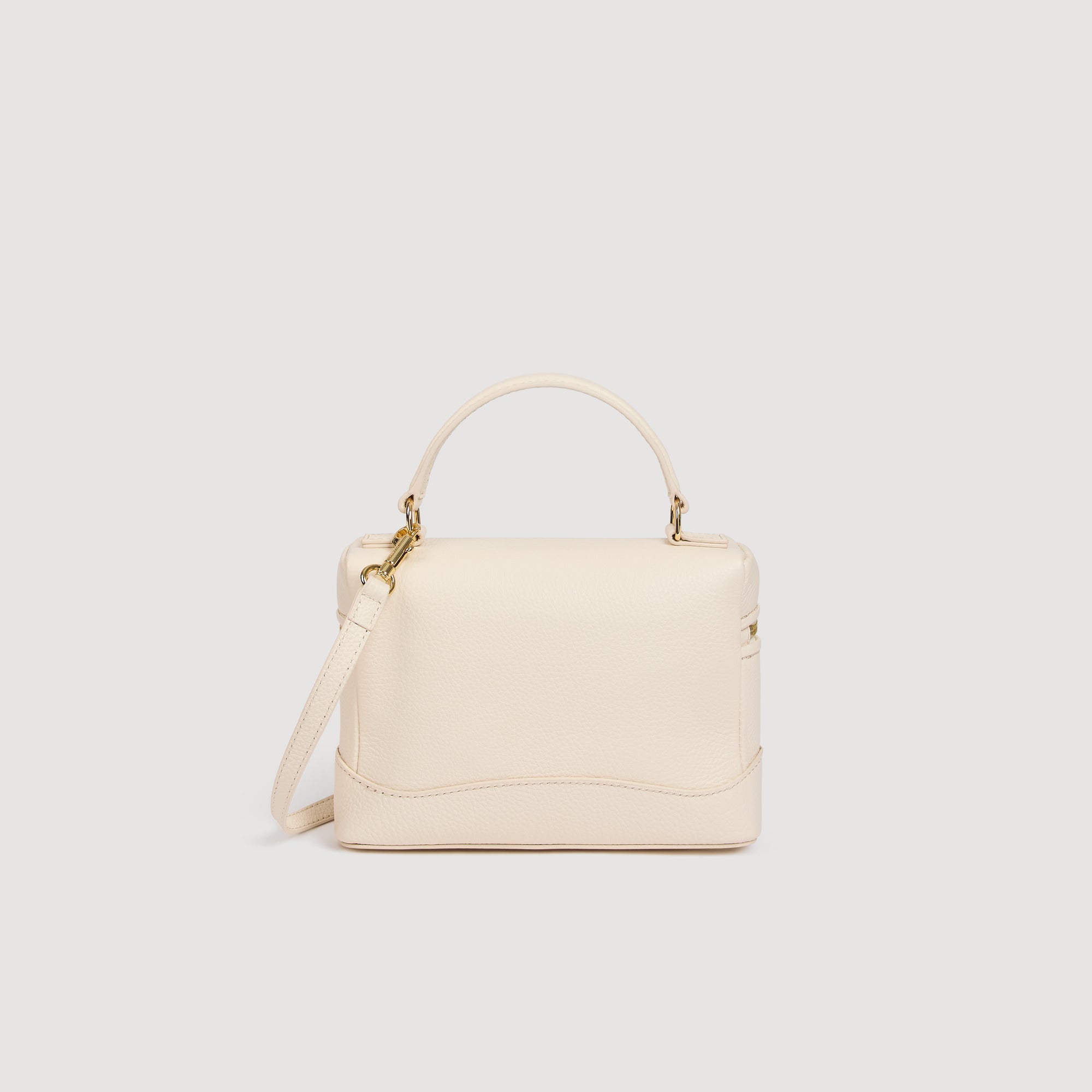 Tangolino Grained Leather Tangolino Bag ECRU