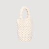Lanea Beaded Crochet Bucket Bag CREAM