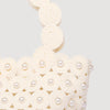 Lanea Beaded Crochet Bucket Bag CREAM