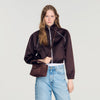 Le Mini Grand Bazaar  Structured Leather Bag Brown