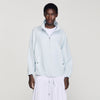 Jayn Embroidered Collar Oversized Jacket Sky Blue