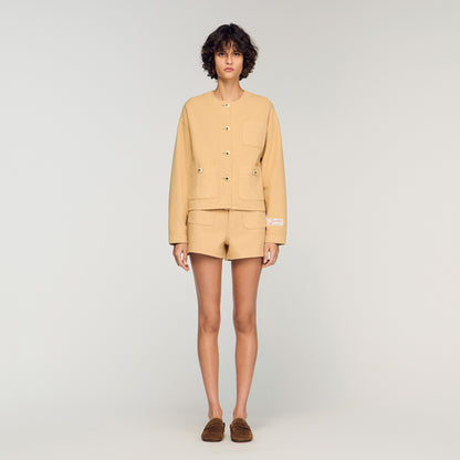 Dallas Denim Jacket Beige