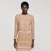 Raffaelo Decorative Knit Cardigan Brown