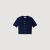Heddy  Knit Cardigan Navy Blue