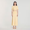 Oria Cropped cardigan with tassels Vanilla
