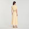 Oria Cropped cardigan with tassels Vanilla