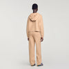 Luce Hooded Rhinestone Cardigan Camel