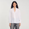 Floaty Silk Shirt White