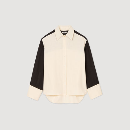 Two-Tone Shirt Ecru