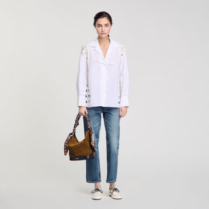 Obelle Poplin Shirt White White