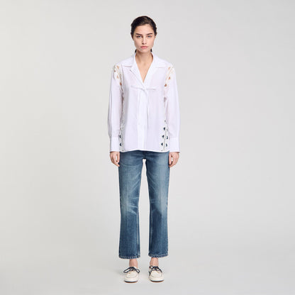 Obelle Poplin Shirt White White