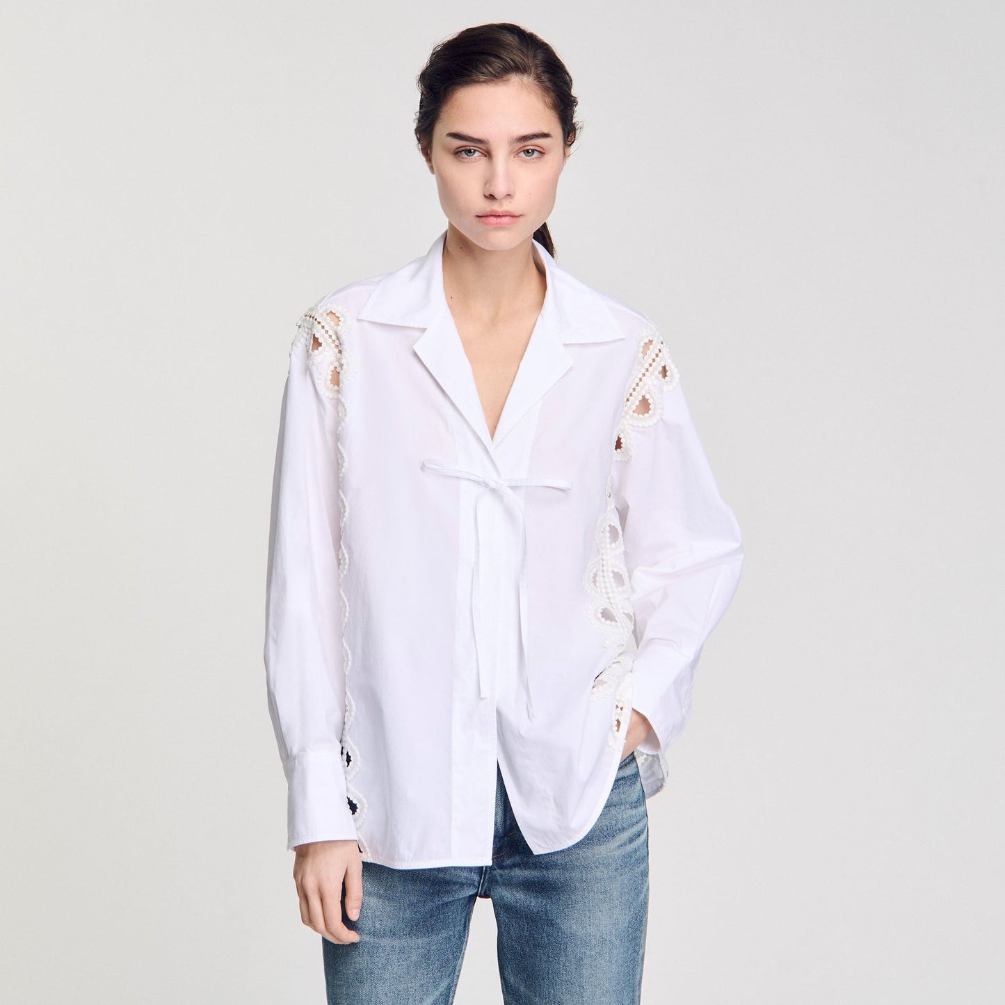 Obelle Poplin Shirt White White