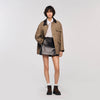 Orphee Check Flannel Shirt Beige / White