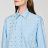 Eloane Rhinestone shirt Sky Blue