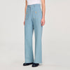 Eliam Faded High-Rise Wide-Leg Jeans Blue Jean