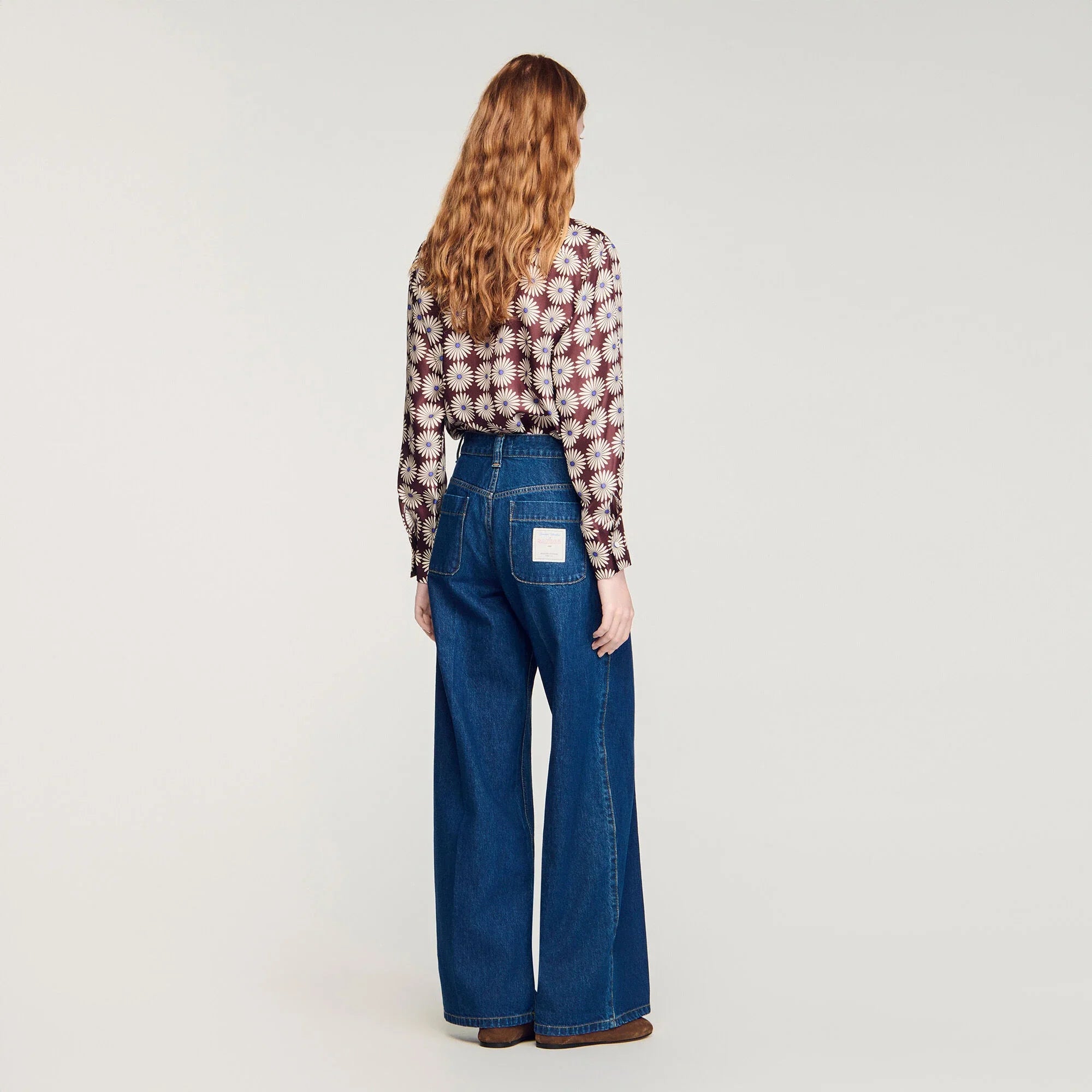 Floride Raw Straight Patch Pocket Jeans Deep Blu
