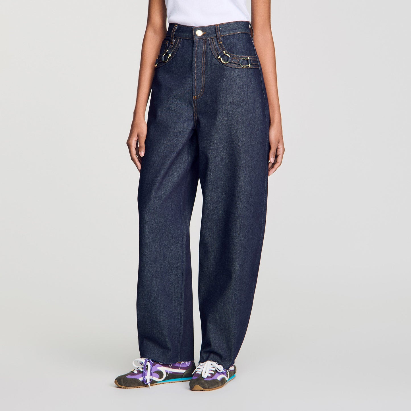 Kaja Balloon Jeans Blue Jean