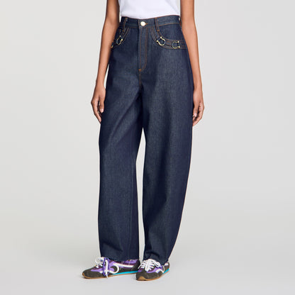 Kaja Balloon Jeans Blue Jean