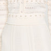 Vanea Beaded Textured Knit Skirt CREAM