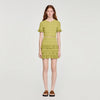 Elenora Short Ruffled Skirt Green