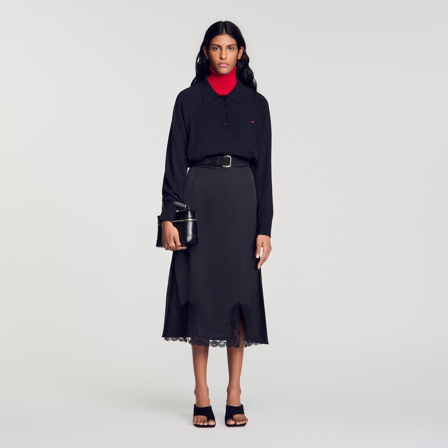 Enja  Knit Skirt Black