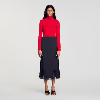 Enja  Knit Skirt Black