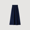Hedda Pointelle knit maxi skirt Navy Blue
