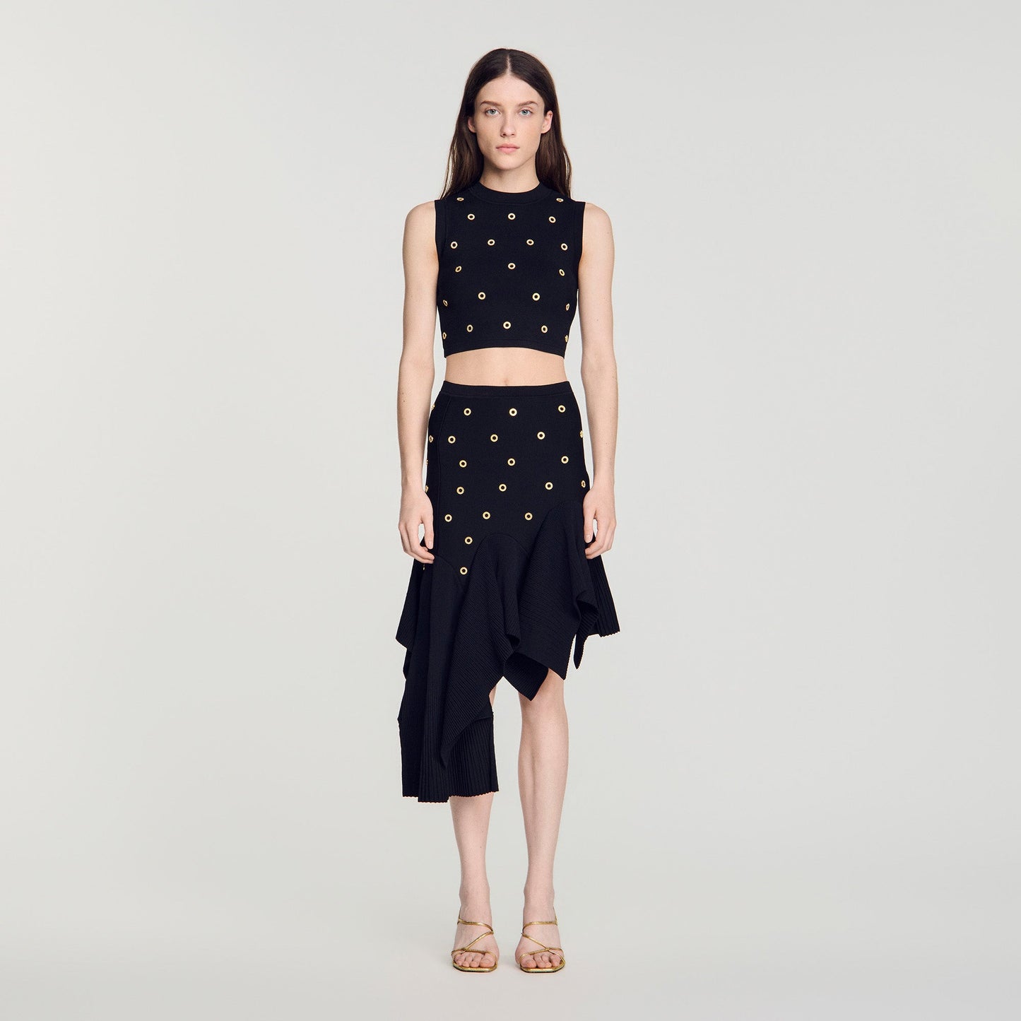 Bellasina  Knit Skirt Black