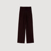 Vadim Knit Rhinestone-Covered Trousers Purple