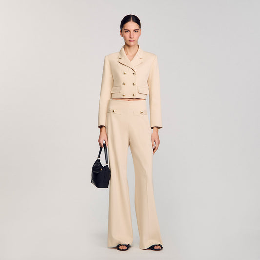 Suit Trousers Sand