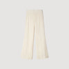 Tobias Buttoned-Slit Straight-Leg Trousers Ecru