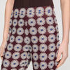 Doris Floral-Print Floaty Trousers Marron / Bleu