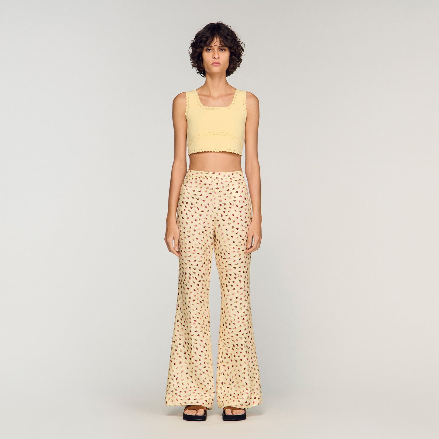 Sole Floral Trousers Butter / Pink