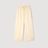 Talia Satin Wide-Leg Trousers Light Yellow