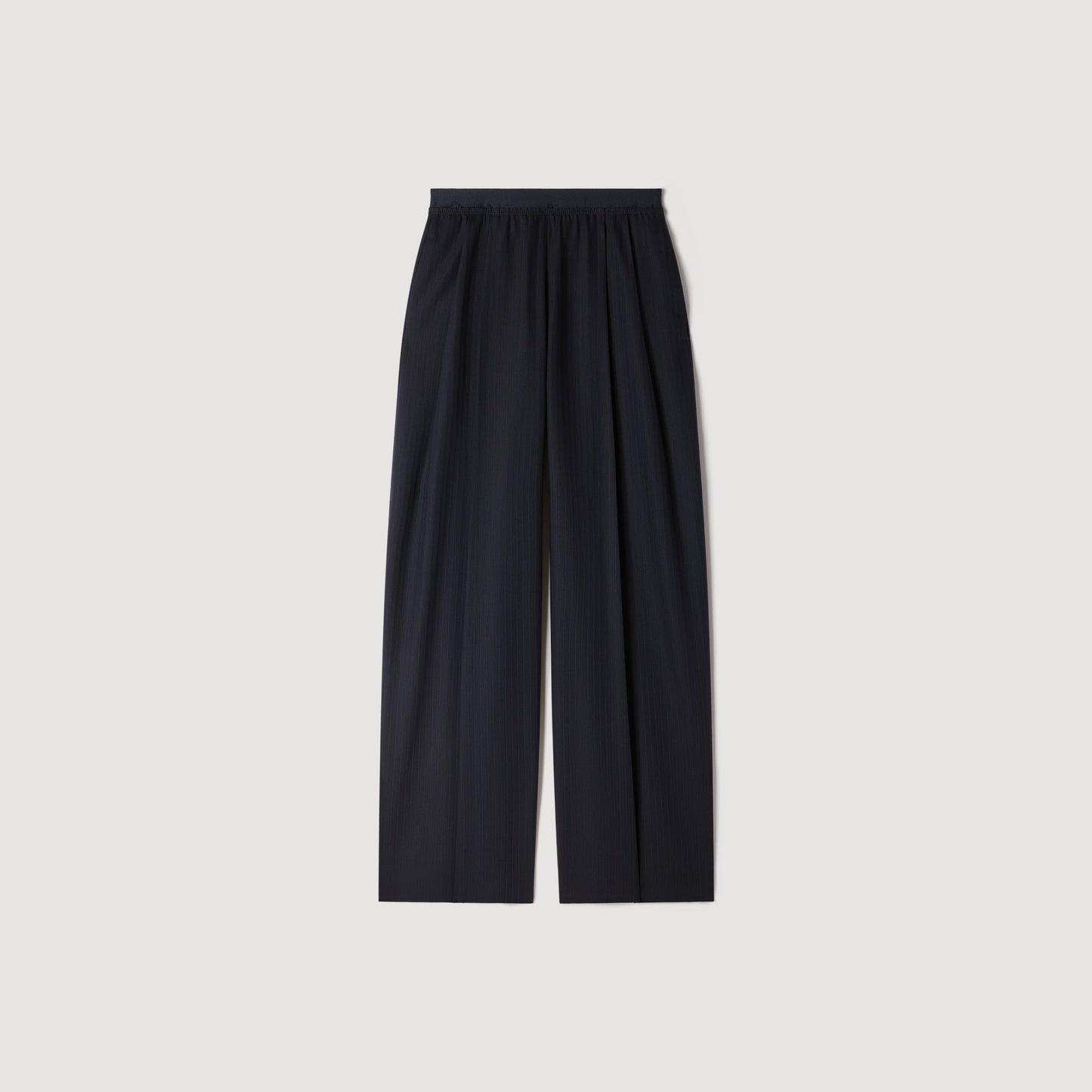 Solmarin Striped wool trousers Navy Blue