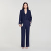 Mabillon Striped sequin trousers Dark Navy