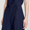 Mabillon Striped sequin trousers Dark Navy