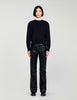 Knitted Jumper With High Neck Black