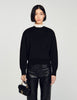 Knitted Jumper With High Neck Black