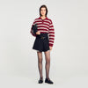 Stanislas Striped Polo Jumper Bordeaux