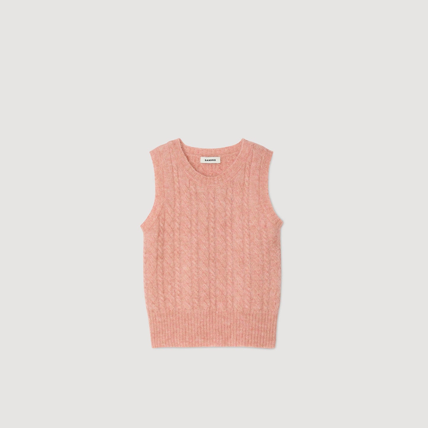 Amour Twisted Sleeveless Jumper Poudre Pink