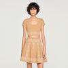 Siena Jumper With Contrast Embroidery Beige