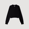 Miki Wool Polo Shirt With Logo Black