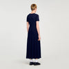 Milla Knit Maxi Dress Navy Blue
