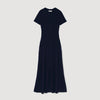 Milla Knit Maxi Dress Navy Blue