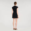Constance Short Knit Dress Black