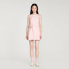 Demirose Sequin Tweed Short Dress Pink
